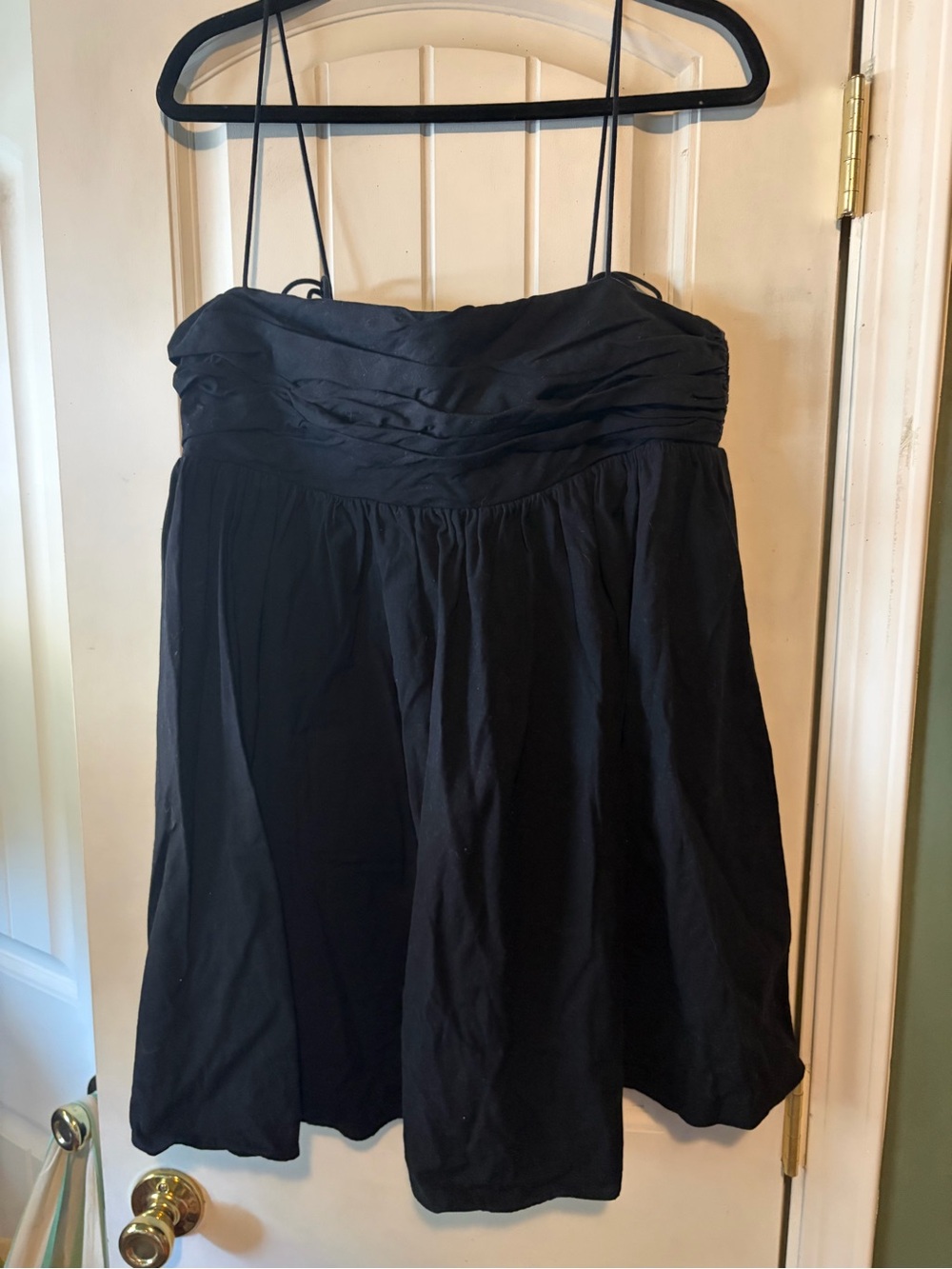 Reformation Black Sleeveless Mini Dress